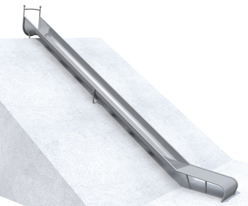 Plac zabaw Zjeżdżalnia skarpowa wąska GLITI H3100 PLAY-PARK