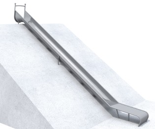 PLAY-PARK - Zjeżdżalnia skarpowa wąska GLITI H3100