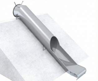 PLAY-PARK - Zjeżdżalnia tubowa TUBO H2400