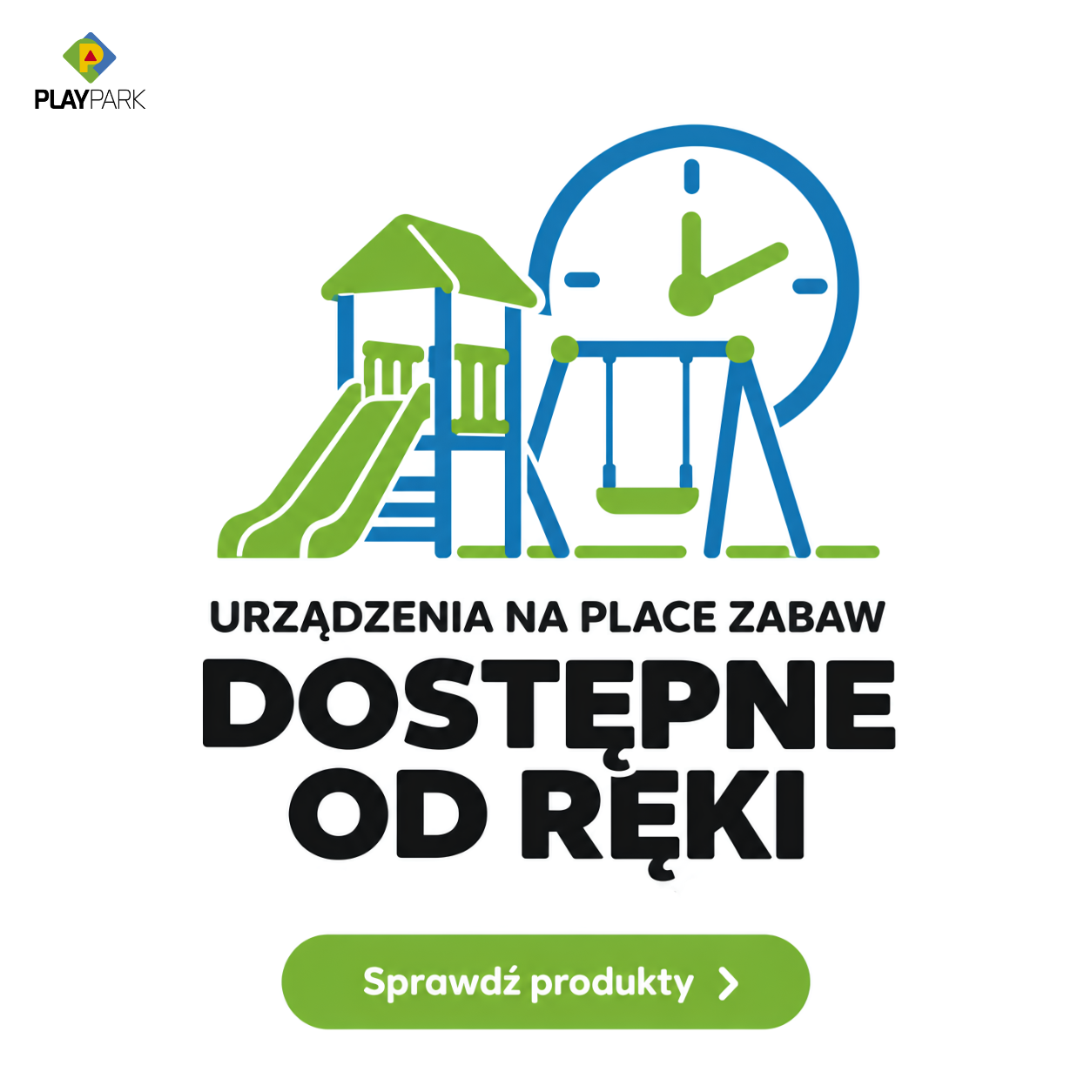 Urządzenia na place zabaw dostępne od ręki — sprawdź produkty