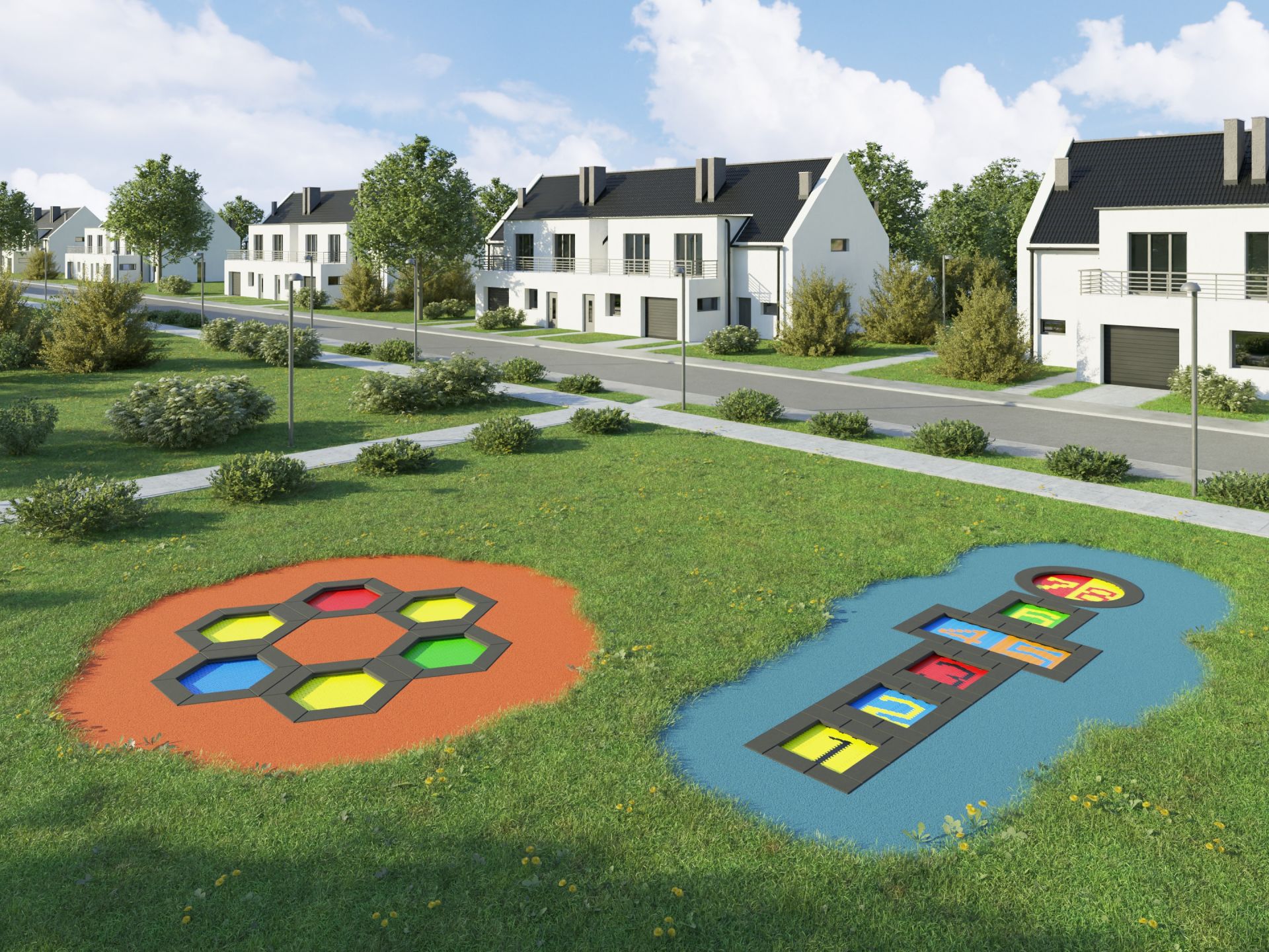Bodentrampolin TRAMPOLINE Spielplatz