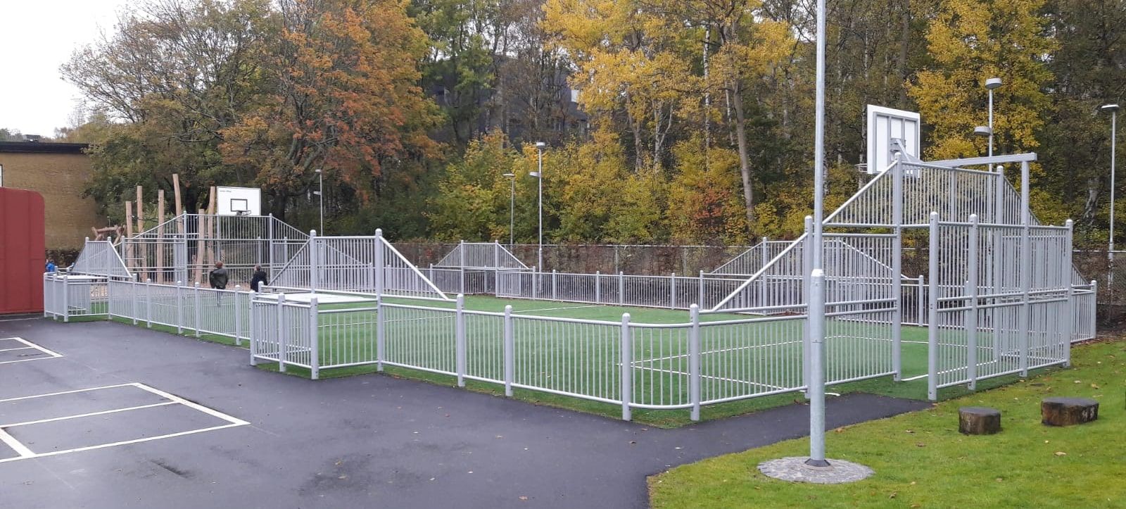sport arenas for basketball and football